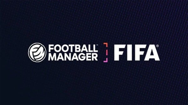 Logo Football Manager obok logo FIFA – współpraca i licencja na Mundial 2026 w Football Manager 26, premiera gry listopad 2025