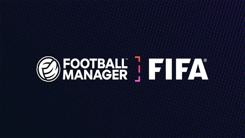 Logo Football Manager obok logo FIFA – współpraca i licencja na Mundial 2026 w Football Manager 26, premiera gry listopad 2025