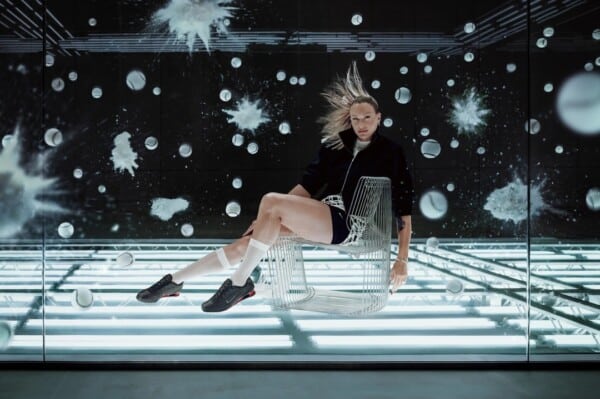 Aryna Sabalenka w Nike Shox Z - kampania reklamowa tenisistki