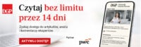 Baner promocyjny Dziennika Gazety Prawnej z hasłem czytaj bez limitu przez 14 dni i przyciskiem Aktywuj dostęp, reklama dostępu do artykułów, analiz i komentarzy ekspertów online
